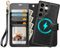 OCASE for Samsung Galaxy S25 Ultra Case, Detachable 2 in 1 PU Leather Wallet Case with RFID Blocking, Wireless Charging, Card Holders, Kickstand, Shockproof Removable Phone Cover, Black Graphite
