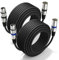 Heams Professional 2 Pack 100FT XLR Cables, Noise Free and Long-Lasting Braided XLR Microphone Cable, All Copper Conductors Balanced Male to Female Mic Cable for Studio Monitor, Mixer, DMX, Colorful