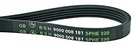 Bosch Siemens 00600151 600151 - Correa dentada para secadora (330 PH, 5 E, secadora automática)