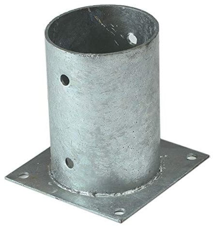 Aufschraubhülse 81 Pfostenhülse für runde Pfosten Ø 80 mm von Gartenpirat®