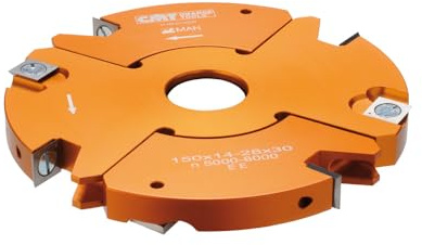 CMT Orange Toos 694.021.40-2-Teiliges Messerkopfset für Verstellbare Nuten HW D=150