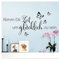Wandaro Wandtattoo Spruch Nimm Dir Zeit um I schwarz (BxH) 80 x 36 cm I Aufkleber selbstklebend für Wohnzimmer Schlafzimmer Wandaufkleber Zitate Wandsticker W3307