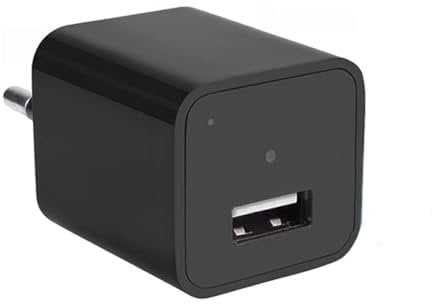 Jiyibidi Mini Überwachungskameras 1080P Kleine Kindermädchen Sicherheitskamera & USB Ladegerät, Mini Kamera Videorekorder mit Bewegungserkennung für Innen Sicherheitskamera