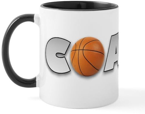 CafePress Basketball Coach Mug 11 oz (325 ml) Ceramic Coffee Mug