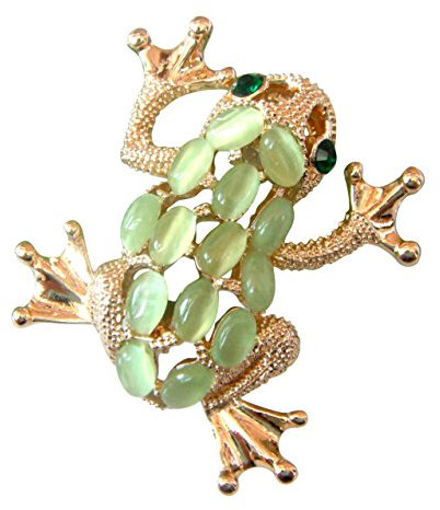 Navachi - Basismetall, vergoldet mit 18 kt Oval Green Opal