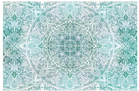 Bilderwelten Mandala Mustertapete Orientalisch inkl. Kleister 384x255cm - Vliestapete Made in Germany - Aquarell Tapete Schlafzimmer - Ornament Tapete - Mandala Tapete Wohnzimmer Flur T_3311