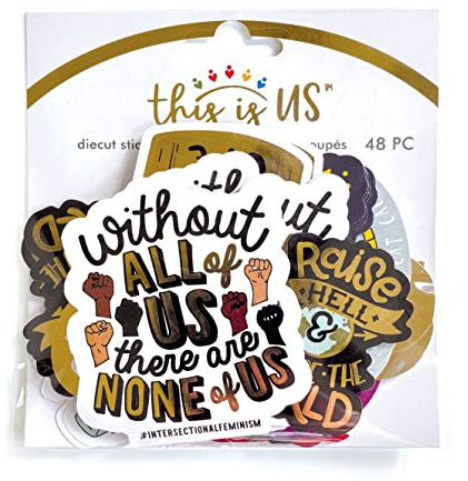 Paper House Productions STDC-5502E Hustle for Justice Diecut, Aufkleber-Set