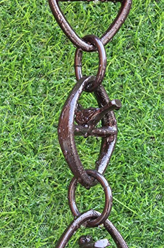 KAM Home Regenkette Vogelkäfig, bronzefarben, 2,5 m