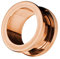 Taffstyle Flesh Tunnel Ohr Piercing Ear Plug Ohrpiercing Schraub Edelstahl Schraubverschluss Einfach Creole 4 mm Rosegold Rose Gold