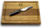 KAI Shun Premier Minamo TMM-0700 – La massima nitidezza e precisione con il coltello da ufficio di prima classe + 100% tagliere fatto a mano, pezzo unico in rovere 30 x 22 cm