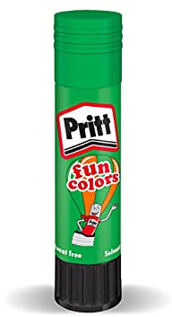 Colla pritt stick da 10g colore verde. Colla colorata verde. colla per decorazioni e fai da te. colla verde per bambini