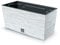 Macetero color blanco, con depósito, colección FURU, de 39,5 x 18,5 x 19,5 cm, capacidad de 8 L.