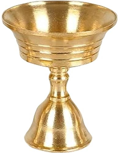 BESPORTBLE Ghee Lampe Goldene Butter Lampenfassung Lampe Räuchergefäß Kelch Kerzenhalter Multifunktionskerzenhalter Gebetkerzenhalter Buddhistischer Kerzenhalter