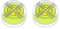 NTEK Round Bubble Level | Circular Bullseye Spirit Levels |Mini Bullseye Bubble Level | Round Easy Operation for Measurement Instrument | Degree Marked for Leveling Telescope