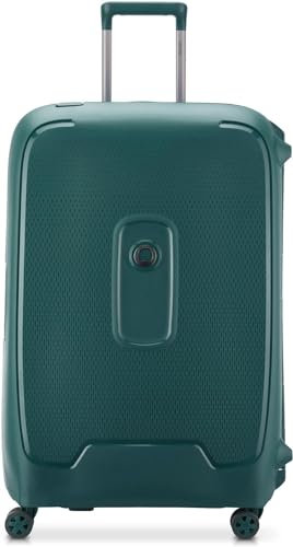 DELSEY PARIS - MONCEY - Valise Moyenne Rigide Matière Recyclée et Recyclable - 69x47x28 cm - 73 litres - M - Vert