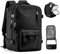 Handgepack 40x20x25 für Ryanair Handkabinengepäck Reiserucksack Unter Dem Sitz Handgepäck Rucksack Flugzeuge Reisetasche Weekendertasche Wanderrucksack Lässiger Tagesrucksack,X1-Schwarz