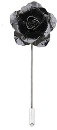 Dsnyu Brosche Schwarz, Brosche Vintage Herren Blume Elegant Klassisch Hemd Anzug Schmuck mit Geschenkbox