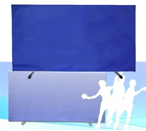 Tischtennis-Absperrung, robuster Club-Tischtennisplatz, Wettkampfzaun, Hindernisblöcke rund um den Platz, Sichtschutz für Selbsttraining (Größe: 140 x 75 cm – 6 Stück) (140 x 80 cm)