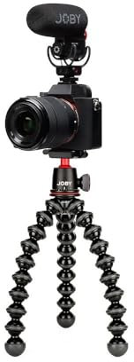 JOBY Vlogger Kit- Real Time, GorillaPod Camera Vlogging Kit (3K Flexibles Stativ, On-Camera Wavo Plus Mikrofon, TRR Kabel), Erfahrenes Kamera Content Creators System, Vlogger,Youtuber