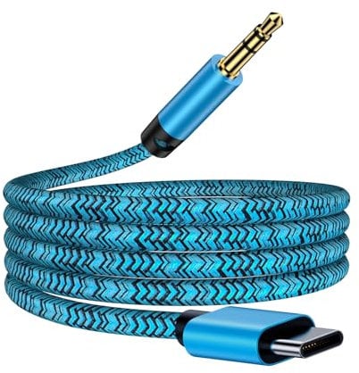 USB C to 3.5mm iPhone 15 Pro Max Audio Aux Jack Cable Car Stereo Cord 3.3ft Headphone Adapter Dongle Wire for iPhone 15 Pro 15 Plus, Samsung Galaxy S24 Ultra S23 A15 A55 A54 A14 A35 S22 S21 FE A32 A13
