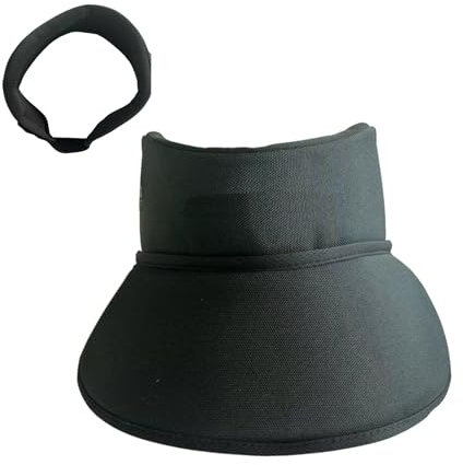 Hockey-Nackenschutz – schützender Eishockey-Nackenschutz, Jugend- und Erwachsenengrößen | Bequemer, Verstellbarer Nackenschutz für Hockeyspieler, atmungsaktives , hohe Schlagfestigkeit, Hockey