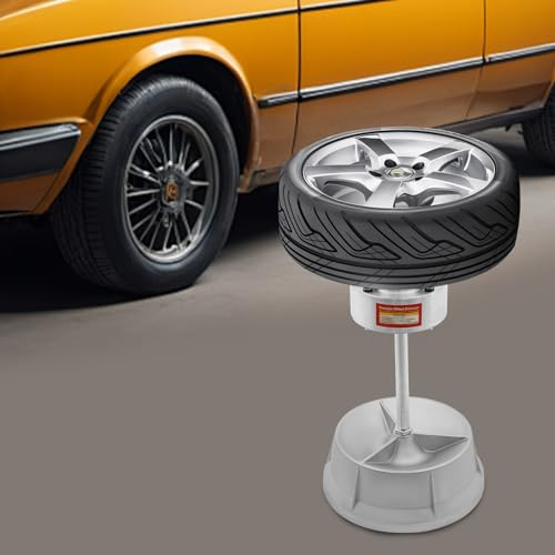 LUNICASHA Professionelle Reifenwuchtmaschine Reifenausgleicher Auswuchtmaschine Tragbare Auswuchtgerät Reifen Wuchtmaschine für Auto LKW Van Fahrrad Silber
