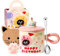 Cadeau d'anniversaire pour femme – Tasse à café mignonne en forme de chat noir avec couvercle – Tasse à café Kawaii Kitty pour les amateurs de chats – Décorations de gâteau d'anniversaire – Cadeau
