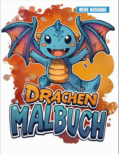 Drachen Malbuch: Abenteuer wartet! 50+ lustige Drachen-Malvorlagen | Ideal für Kinder von 6-12 Jahren.