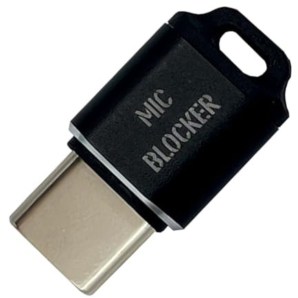 lansuiyour Microphone Lock USB C MIC Blockers Privacy Protector Works With Any USB C Devices Laptops Smartphones Tablets