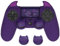 playvital Cover Controller per ps4 Joystick,Custodia Silicone Skin Protettiva Antiscivolo per ps4 Slim PRO Joypad&Skin Touchpad&Copri Levette Analogiche,Demone Carino,Viola