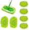 4 panni per lavapavimenti Swiffer – panni per tergicristalli Swiffer Riutilizzabili e lavabili in microfibra per Swiffer, adatti per pulire pavimenti umidi tutti i tipi di pavimento