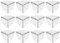 sourcing map 12Pcs Decorative Box Corner Cover, 18mm Metal Edge Guard, Furniture Corner Edges Protector, Silver