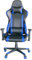 PRIXTON Silla Gaming Ergonómica con Altura y Reposabrazos Ajustables, Reclinable 180º, Fabricado en Metal PVC y Espuma de Alta consistencia, Cojín Lumbar y Cervical Incluido (Azul)