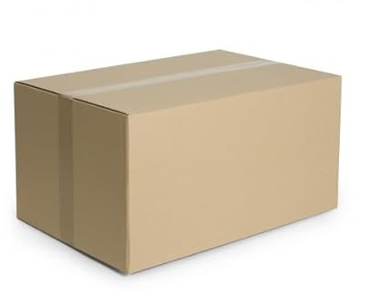 WePack 40 Stück Faltkarton 400x300x300 mm Versandkarton 1-Wellig Aussenmass Braun Kartonage Verpackung NEU