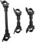 ULTECHNOVO 3 Pièces Connecteurs de Poussette Double Accessoires Universels pour Poussettes Adaptateurs Réglables Fixation Sécurisée et pour Bébés