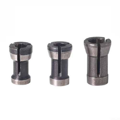 Fräser-Verlängerung für Trimmen und Gravieren, 3-teiliges Spannzangen-Set aus Karbonstahl