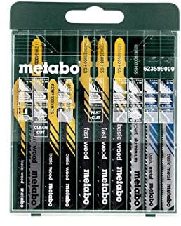 Metabo Stichsägeblattsortiment - SP – 623599000 – Für Holz, Metall und Kunststoff – 10-teilig
