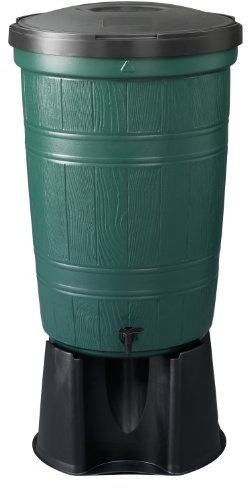 Be Green Regentonne, Set mit 200 l-Fass, Ständer und Ablaufventil