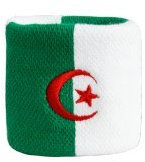 Digni® Poignet éponge avec Drapeau Algerie