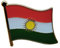 Kurdistan Flag Pin Badge