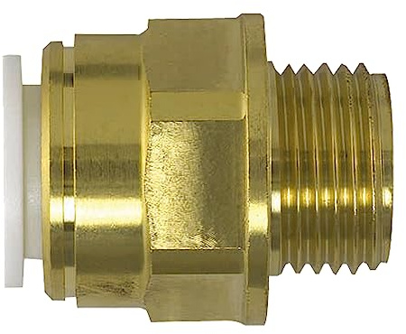 15mm x 1/2 SPEEDFIT Parallel Brass Male Adapter - Bag of 5