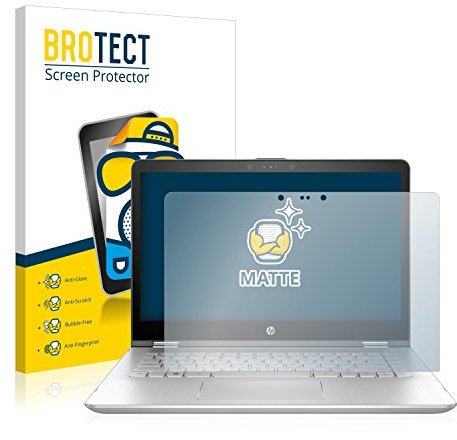 BROTECT Protector Pantalla Anti-Reflejos para HP Pavilion x360 14-ba102ng Película Mate Anti-Huellas