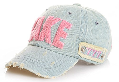 Roffatide Unisex Bambini Estate Lettera Cotone Cappello Da Sole Cappellino Da Baseball Berretto Con Visiera Cappello Dei Bambini Rosa 54