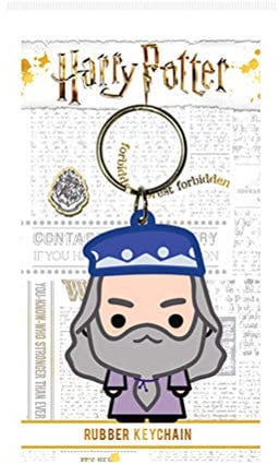 Harry Potter - Albus Dumbledore Chibi, Schlüsselanhänger aus Gummi, 4.5 x 6 cm
