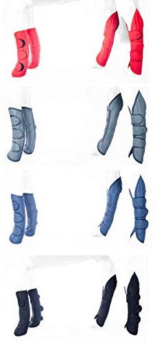 HKM by Reiterladen24 - Transportgamaschen BASICLINE blau Vollblut