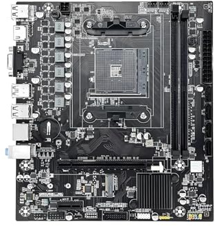 Classic B450M Motherboard, Dual DDR4, AM4, PCI - E 3.0, NVME, Supports Ryzen 5600 & 5600G CPUs