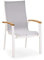 BEST Stapelsessel Cavalese Weiss/Teak
