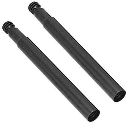 Bike Valve Extender, 2Pcs 60mm Fahrrad Presta Valve Extender Innenreifen Ventilverlängerung(Schwarz) Reiten