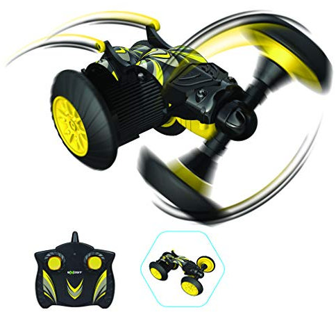 EXOST Voiture télécommandée géniale-Xtreme Twist-Se contorsionne et se transforme Super Rapidement-Corps désarticulé-Jouet Fun idéal pour Cadeau Enfant, 20601, Jaune/Noir