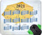 2021 Mouse Pad Kalender, Umbrella Sky Rubber Mouse Pad